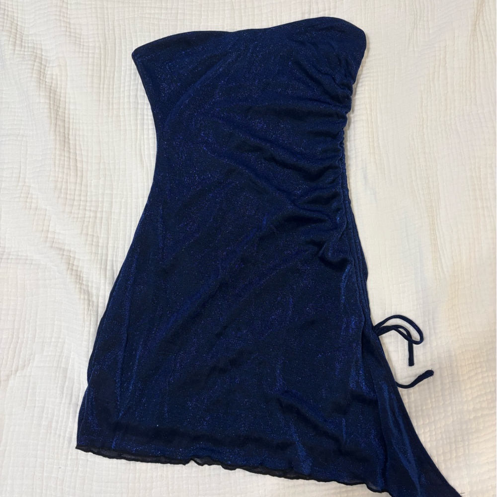 Princess Polly Midnight Blue Strapless Dress